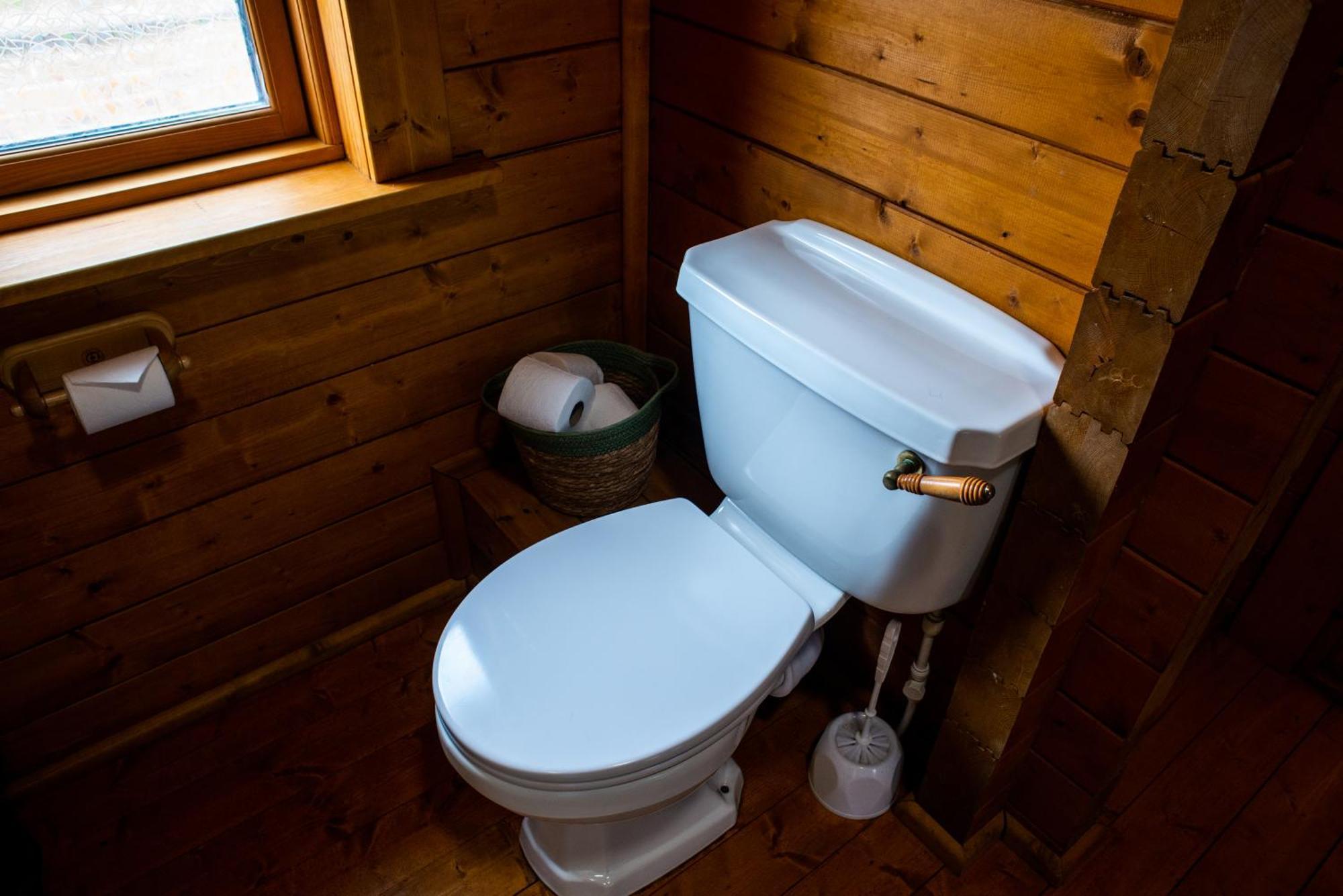 Cherry Cabin - Little Log Cabin In Wales Bettws Cedewain Exteriér fotografie